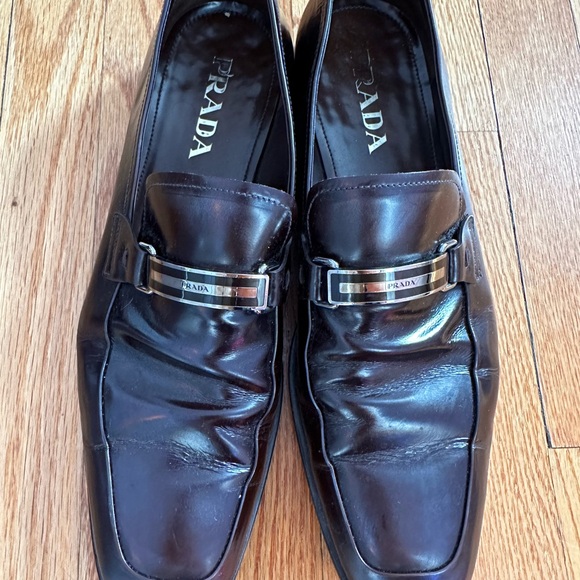 Prada Men\'s Dark Brown Leather, 8,5 men size main image 9